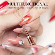 3支水晶凝胶美甲刷 + 5支勾线刷，刷毛柔软顺滑，适合专业美甲师和初学者居家使用。 - 粉色 - 查看 4