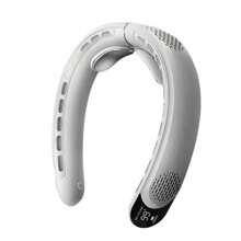 4支装无叶颈挂风扇，360°全方位吹风，解放双手，静音电机，3档风速，LED数字显示屏，4000mAh可充电电池，轻巧可调节，适用于户外、居家、办公、旅行、运动等场合。 - 掛脖式 - 查看 12