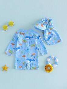 Baby Boys Swimwear - 藍色 - 查看 7