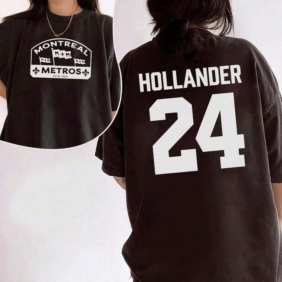 1Pcs,2026,Retro Hudson Williams Connor Storrie 2 Sides Shirt, Ilya Rozanov Shane Hollander Sweatshirt, Scott Hunter Sweater, Heated Rivalry Inspired Tee, Unisex T-Shirt For Fanssummer Tops ,Graphic Tees Women - Black 1 - 查看 1