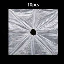 10pcs Disposable Salon Hairdressing Capes, Transparent Waterproof, Suitable For Dyeing, Perming, Haircut, Hairstyling, Hair Washing - A - View 9