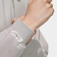 Adidas Áo nỉ có mũ dáng rộng unisex, kiểu dáng thường ngày. - Màu be - Xem 10