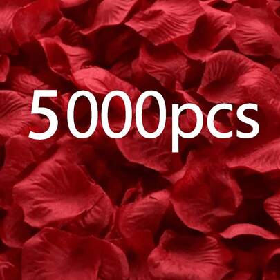 5000 cánh hoa hồng lụa nhân tạo dùng cho đám cưới, trang trí cánh hoa hồng đỏ, cánh hoa hồng lụa sống động như thật tạo không khí đám cưới, cánh hoa hồng đỏ, trang trí cánh hoa hồng, cánh hoa hồng vĩnh cửu, hoa hồng gia đình bạn, trang trí và quà tặng đám cưới lãng mạn dành cho người yêu, vật trang trí hộp quà, trang trí lối đi và phòng lãng mạn với nến.