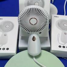 Portable Handheld Mini USB Rechargeable Fan With Night Light, Quiet High-Speed Cooling For Dorm & Outdoor Use - Handheld - View 9