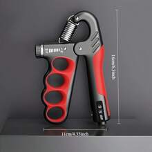 1 pieza Entrenador de fuerza de agarre mecánico, entrenamiento preciso para fortalecer la fuerza de la mano. Resistencia ajustable de 5-100kg, cubre rehabilitación hasta desarrollo muscular profesional. Contador mecánico que registra automáticamente las repeticiones. Ranura de agarre ergonómica de 4 dedos que se ajusta a la forma de la mano para una fuerza uniforme. Equipo eficiente para mejorar la fuerza de agarre, brazo y muñeca. - Multicolor - Ver 9