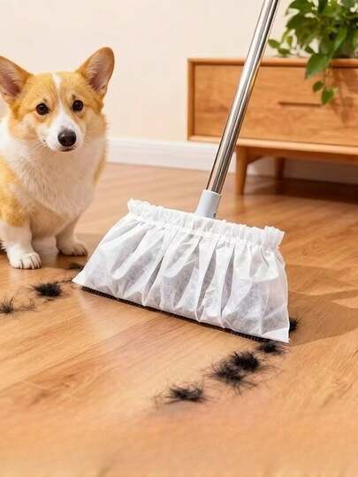 Khăn phủ chổi và vải không dệt, khăn lau chùi chống mài mòn | Khăn phủ dùng để quét, lau và phủi bụi trong nhà | Thấm hút cao đối với tóc và bụi bẩn | Vật dụng vệ sinh thiết yếu - Nhu yếu phẩm gia đình