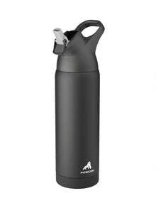 Bình nước giữ nhiệt bằng thép không gỉ 24oz/32oz có ống hút và tay cầm, chống rò rỉ, thiết kế hai lớp giữ lạnh đến 24 giờ, thích hợp cho thể thao và du lịch. - Nhiều màu - Xem 12