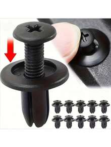 49pcs Universal Hot Selling Car Fender Lining Retainer Clips, Trunk Bumper Fastener Kit - A - View 2
