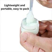 12pcs/Set 30/50/60/80/100/150ml Plastic Empty Jars With White Lids, Cream Containers, Food, Travel Bottles, Household Items - Multicolor - View 3