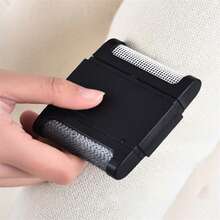 Creative Dual-Head Lint Remover, Manual Fabric Shaver, Sweater Defuzzer, Portable Clothes Fuzz Trimmer - Black 1pc - View 3