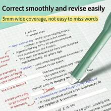 5Pcs Gradient Pen-Style Correction Tape, 5M Each 25M Total, Smooth Break-Resistant Silent White Out, 5mm Wide No Trace Correction Pen For Students Teachers Office, Back To School Essential Stationery - Multicolor - View 3