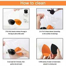 12 Pieces Professional Makeup Sponge Set,Latex Free Flawless Soft Setting Face Puffs,Multicolor Beauty Sponge Blender Cosmetic Applicator For Powder,Liquid,Facial Makeup Tools - Be - Xem 5