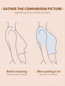 Áo ngực silicon tàng hình mới có dây đeo, kiểu dáng chống trượt, nâng đỡ và tạo dáng vòng một, được thiết kế đặc biệt cho chụp ảnh cưới, váy quây, nội y tàng hình, váy đầm, áo liền quần, du lịch và nghỉ dưỡng để tôn lên vòng một gợi cảm. - Màu be - Xem 9