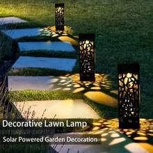 Solar Retro LED Garden Light, Outdoor Landscape Lighting Decorative Light With Light Control Sensor, 500mah,Suitable For Outdoor Lawn Decoration, Garden, Party, Backyard, Stairs, Path Festival Atmosphere. - 10件 - 查看 7