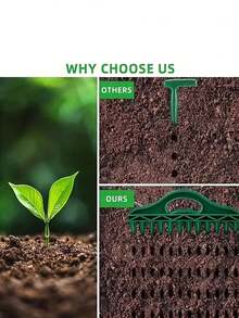 1pc Soil Auger Tool, Gardening Seeding Spacing Tool, Suitable For Agricultural Land, Vegetable Planting, Agricultural Harrow - B - View 5