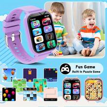 Este reloj inteligente para niños cuenta con una pantalla de 1.83 pulgadas y una batería de 300mAh. Viene con juegos educativos integrados y funciones como linterna LED, cámara y calculadora, lo que lo convierte en una excelente opción para un regalo. - Ver 5