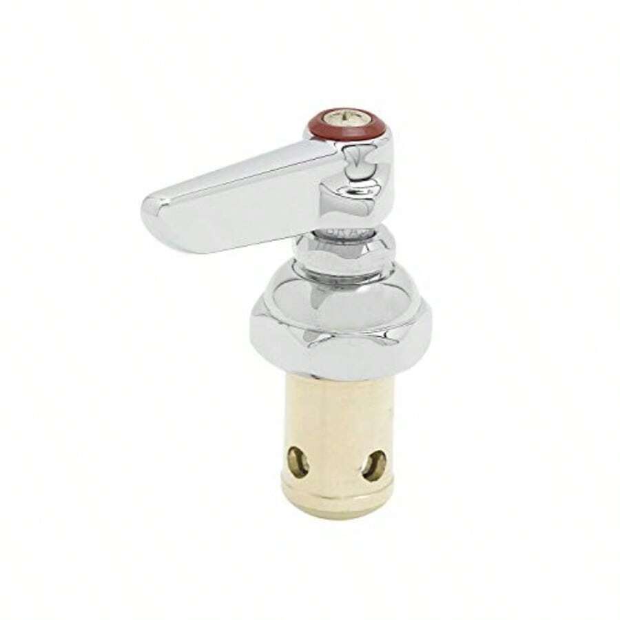 TandS Brass 002714-40 Spindle Assembly for Eterna Valve Replacement. Hot Side Handle Stem Assembly Replacement Fits all TandS Faucets. - Plateado - Ver 1