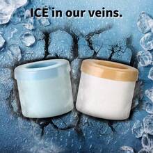 Ice Cube Trays 1PCS,Silicone Ice Cube Molds, Crushed Ice Maker Cup,Cylinder Ice Cube Maker Cup,Easy Release Ice Cup,Holds To 60 Ice Cubes Portable Ice Bucket Mold - Default - View 6
