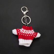 1pc Mini Sweater Keychain, Backpack Charm, Cute Bag Accessory And Phone Charm - Multicolor - View 13