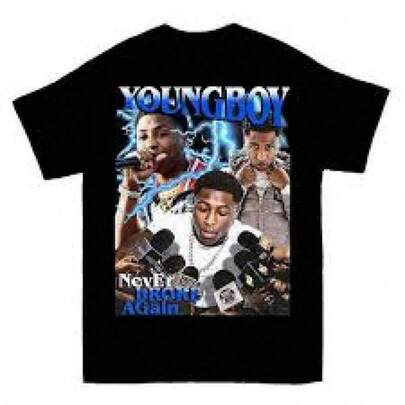 Youngboy Never Broke Again T-Shirt Fruugo ZA Young Girl Casual Fashion Creative Personalized Refreshing Minimalist High-Endy Cool Virtual Girl Group Character Graphic Print Comfortable Basic Short T-Shirt, Cozy Fall Styles Suitable For All Seasons Pop Pop Shirt Kids Kid Rock Top Kid Kid Tops Kid Girl Star Shirts Parent-Child Outfits Anime Merchandise Exclusive T-Shirts For Premium Fans Unisex Casual Short-Sleeved Tees A Must-Have For Fans Suitable For Festivals, Parties, Homewear, Daily Commutes, Back-To-School Outfits And Concert Looks Printed And Shipped In The UK 100% Cotton T-Shirts Opaque, Versatile Basic Tees