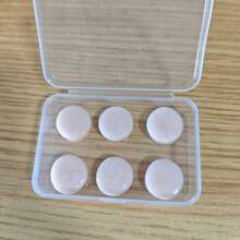 6个可塑形硅胶耳塞，隔音降噪，防水，适合睡眠、游泳和学习。 - 彩色 - 查看 14