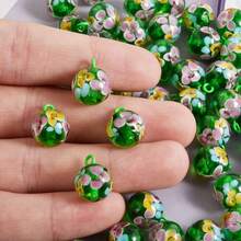 1pc/4pcs Cute & Fashionable Glass Vegetable & Fruit 3D Pendant Charms, Strawberry, Pineapple, Grape, Suitable For Necklace, Earrings, DIY Jewelry Making - Picture - View 38