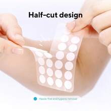 540+72片祛痘贴、疤痕遮盖贴、透明圆形疤痕遮盖贴纸，多功能设计，有效遮盖身体各部位的疤痕和瑕疵（仅用于遮盖疤痕）（非美容用途） - 查看 10