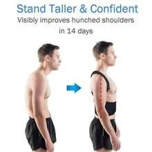 Unisex Adjustable Back Corrector, Shoulder Corrector, Full Back Support, Relieve Upper And Lower Back Pain - Scoliosis, Improve Back Posture And Provide Lumbar Support.Unisex Back Brace Posture Corrector, Shoulder Corrector, Adjustable Full Back Support, Relieves Upper And Lower Back Pain - Scoliosis, Improves Back Posture And Provides Lumbar Support - Black - View 11