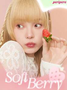 K-Beauty Peripera 單色粉末腮紅盤，霧面細緻不結塊粉末腮紅，長效持妝，全方位裸妝臉部美妝彩妝盤，韓系妝容，4.2g - #27 Strawberry Pink - 查看 5