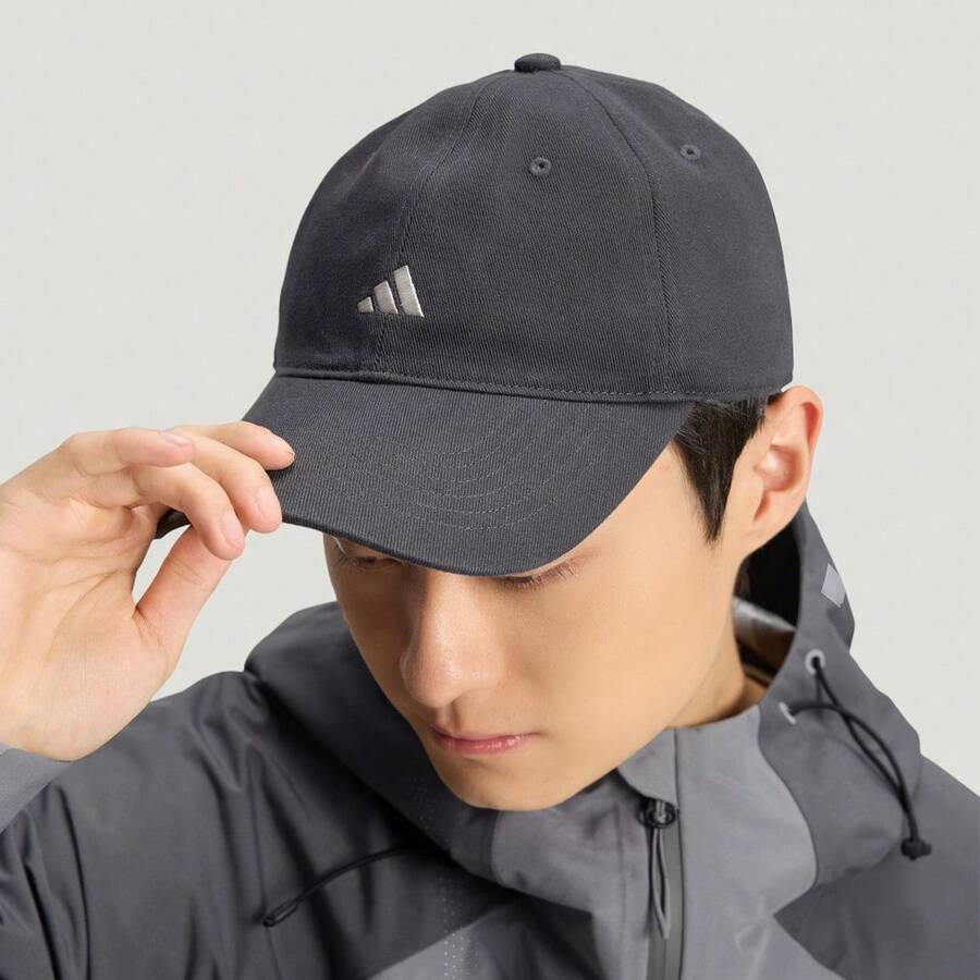 Adidas Mũ lưỡi cong Unisex cỡ M mới KR2608 - Xám - Xem 1