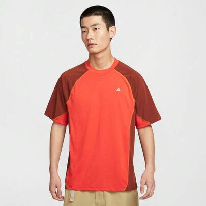 Nike Áo thun ngắn tay nam AS M ACG DFADV UV GOAT RCKS, quần short dệt kim không cổ.