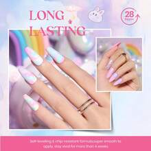 Beetles Spring Gel Polish Set - Fingertip Palette, 32 Colors Valentines Polish Set With Base Top Coat - 24Pcs 20 Colors Dreamland Unicorn - View 4