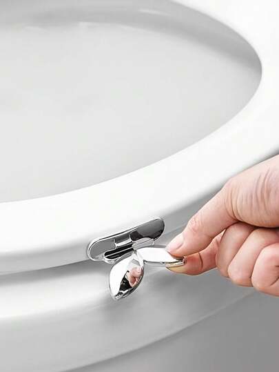 Bộ 3 thanh vịn nhà vệ sinh tự dính hình lá, dễ dàng lắp đặt không cần khoan, đa chức năng dùng cho bồn cầu, ngăn kéo và tủ, dụng cụ hỗ trợ vệ sinh gia đình hàng ngày thiết thực, bao gồm cả hỗ trợ mở nắp bồn cầu.