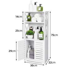 1pc Bathroom Gap Storage Cabinet, Narrow Floor Standing Organizer, Medicine Cabinet, Toilet Storage Rack, Multi-Layer Bathroom Storage Cabinet - A - View 4