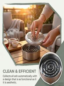 Portable Stainless Steel Mosquito Coil Holder With Lid, Flame Resistant And Heat-Resistant Incense Burner Tray Stand, Suitable For Home And Outdoor Use. - A - View 3