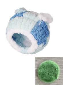 Bird Nest + Pad, Parrot Warm Nest For Winter, Thickened Insulated Sleeping Nest With Tiger Lily Pattern, Warm Breeding Box, Parrot Warm Nest, Insulated Peony Cockatiel Winter Nest - View 12