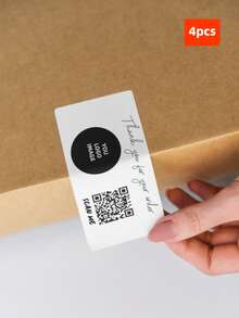 1/4/10/40/100pcs Personalized Labels - Customized Logo And QR Code Stickers, PVC Stickers, Colorful Customization, Personalized, Unique Ideal Gift, - With Any Design Image Logo Text, Suitable For Workers, Pets, Home, Office, Graphic Printing, Home Life, Christmas Home Atmosphere, Tea Room, Home, Garden, Office - Multicolor - View 15