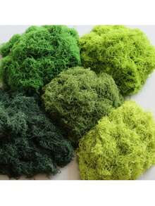 1pc 20g/50g/100g/200g/500g Artificial Moss, Suitable For Home Decor, Fake Moss Micro Landscape Arrangement, Lawn, Potted Plants - Multicolor - View 9