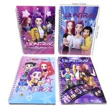 K-Pop Girl Group Spiral Notebook, High Visual Idol Merchandise, Student Study Notebook - Multicolor - View 5