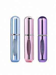 1/4/5/10Pcs 5ml Refillable Perfume Atomizer Bottle, Mini Portable Spray Container For Fragrance Travel Refill, Multicolor Empty Perfume Bottle, Compact Toiletry Accessory For Travel Essentials, Summer Vacation, Weekend Trips And Holiday Gift - Multicolor - View 25