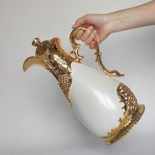 1 bình giữ nhiệt tráng men thủy tinh, ấm đun nước cách nhiệt, phụ kiện cà phê mới - Nhiều màu - Xem 4