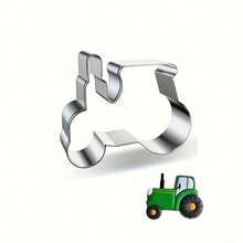 1pc Stainless Steel Train, Tractor, Bus, Airplane, Excavator Shaped Cookie/Cake Mold DIY - View 8