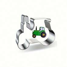 1pc Stainless Steel Train, Tractor, Bus, Airplane, Excavator Shaped Cookie/Cake Mold DIY - View 14
