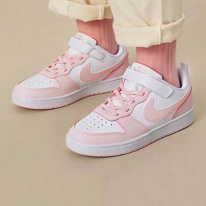 Nike Children's Shoes Girls Casual Shoes COURT BOROUGH Children's Sports Shoes DV5457-105