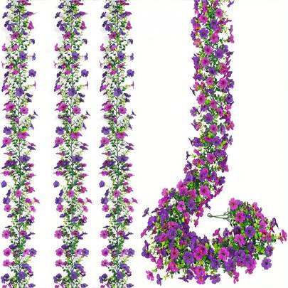 1/2pcs Artificial Spring/Summer Decorative Daisy Flower Vine, Fake Floral Hanging Garland, Home Garden Wedding Photography Backdrop