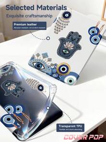 Eye Of The Demon Pattern Tablet Case Compatible With IPad Air 11-Inch M3 2025 / M2 2024, Air 5th Generation 2022 , (A16) 11 Inch 11th Generation 2025,Compatible With Samsung Galaxy Tab,Kindle Paperwhite 12th Gen 2024, Clear Back ,Fashion Pattern Protective Case,Autlueomatic Sleep And Wake-Up Function, Airbag Protection, Suitable For Gifts And Office Use - Multicolor - View 9