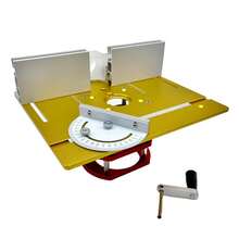 Aluminum Router Lift Jig & Plate Kit For Woodworking - Effortless & Precise Milling Cutter Height Adjustment For Router Table - A - View 3