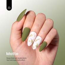 Beetles White Gel Nail Polish -1PC 15ml White Spring Colors Gel Polish - Moss Green - View 2