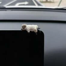 Mini Cute Cat Car Ornament - Creative Lying Cat Figurine For Car Display, Cute Interior Decoration Accessories For All Vehicles - 慵懶貓咪4隻裝[贈無痕膠] - 查看 11