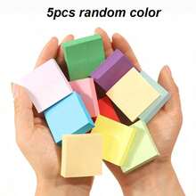 5/10pcs Pack 500/1000pcs Mini Sticky Notes Small Square Memo Pads, Compact Design Suitable For Office, School Or Home Use - one-size - View 5